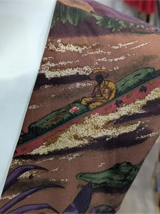 Vintage Anne Pinkerton Tribal Landscape Print Vest - Picture 5 of 8